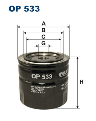 FILTRON OP 533 Filtro olio-Filtro olio-Ricambi Euro