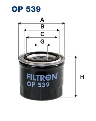 FILTRON OP 539 Filtro olio-Filtro olio-Ricambi Euro