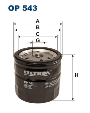 FILTRON OP 543 Olejový filtr