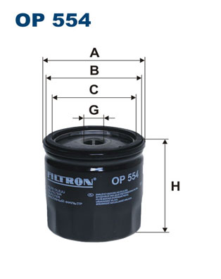 FILTRON OP 554 Filtro olio