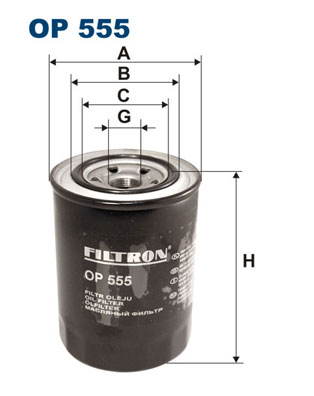 FILTRON OP 555 Filtro olio