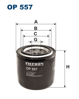 FILTRON OP 557 Filtro olio-Filtro olio-Ricambi Euro