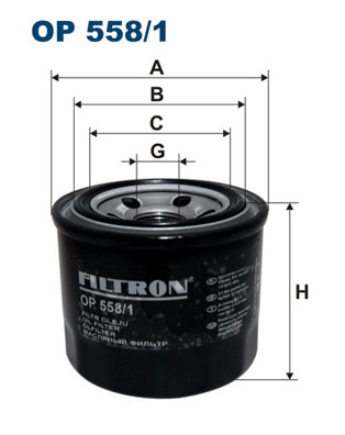 FILTRON OP 558/1 Filtro olio