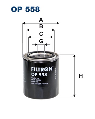 FILTRON OP 558 Filtro olio-Filtro olio-Ricambi Euro