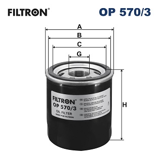 FILTRON OP 570/3 Õlifilter