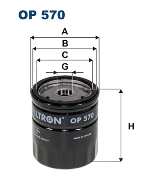 FILTRON OP 570 Olejový filtr
