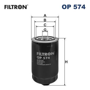 FILTRON OP 574 Filtro olio-Filtro olio-Ricambi Euro