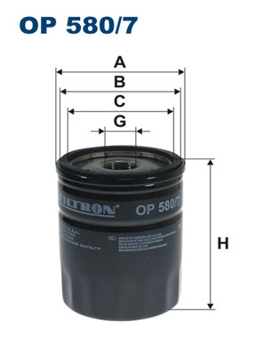 FILTRON OP 580/7 Filtro olio