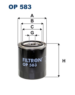 FILTRON OP 583 Filtro olio-Filtro olio-Ricambi Euro