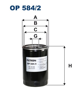 FILTRON OP 584/2 Filtro olio-Filtro olio-Ricambi Euro