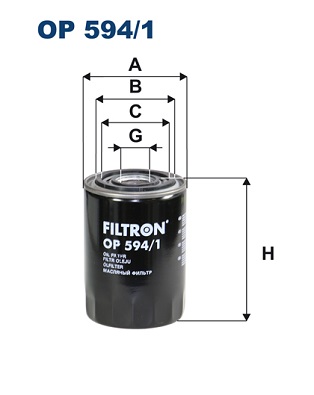 FILTRON OP 594/1 Filtro olio-Filtro olio-Ricambi Euro