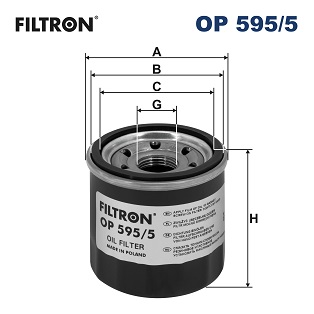 FILTRON OP 595/5 Oil Filter...