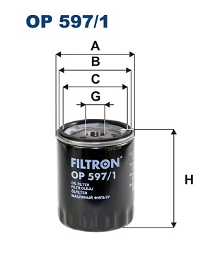 FILTRON OP 597/1 Filtro olio-Filtro olio-Ricambi Euro