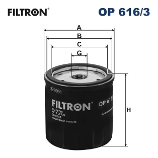 FILTRON OP 616/3 Filtro olio-Filtro olio-Ricambi Euro