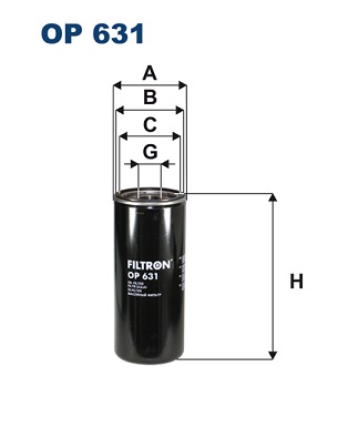 FILTRON OP 631 Filtro olio