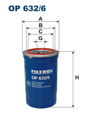 FILTRON OP 632/6 Filtro olio-Filtro olio-Ricambi Euro