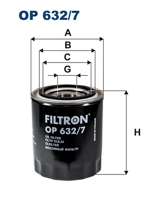 FILTRON OP 632/7 Filtro olio