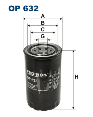 FILTRON OP 632 Olejový filtr