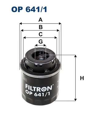FILTRON OP 641/1 Filtro olio