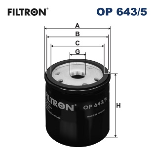 FILTRON OP 643/5 Filtro olio-Filtro olio-Ricambi Euro