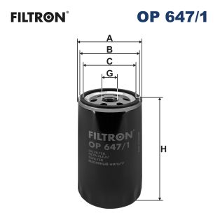 FILTRON OP 647/1 Filtro, Sistema idraulico di lavoro