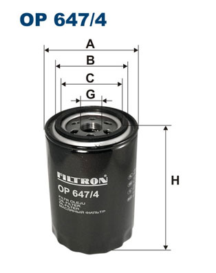 FILTRON OP 647/4 Filtro, Sistema idraulico di lavoro