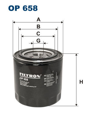 FILTRON OP 658 Filtro olio-Filtro olio-Ricambi Euro