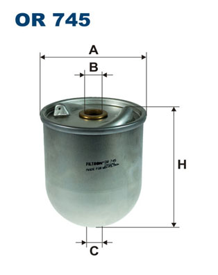 FILTRON OR 745 Filtro olio-Filtro olio-Ricambi Euro