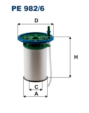 FILTRON PE 982/6 Filtro carburante-Filtro carburante-Ricambi Euro