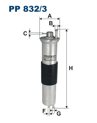 FILTRON PP 832/3 Filtro carburante-Filtro carburante-Ricambi Euro