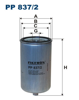 FILTRON PP 837/2 Filtro carburante