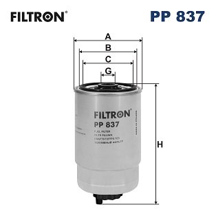 FILTRON PP 837 palivovy filtr