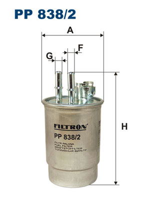 FILTRON PP 838/2 Filtro carburante-Filtro carburante-Ricambi Euro