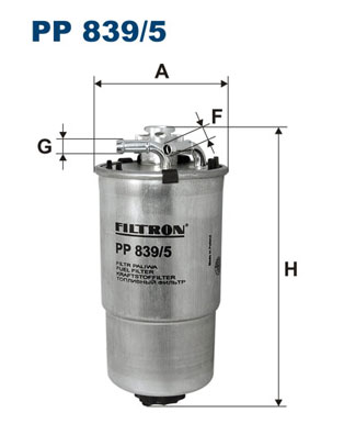 FILTRON PP 839/5 Filtro carburante