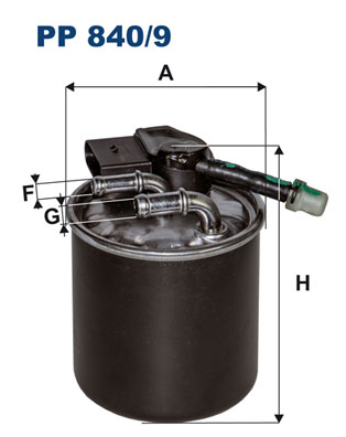 FILTRON PP 840/9 Filtro carburante-Filtro carburante-Ricambi Euro