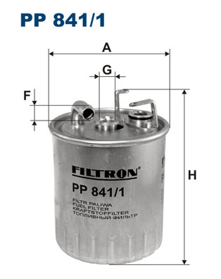 FILTRON PP 841/1 Filtro carburante-Filtro carburante-Ricambi Euro