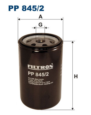 FILTRON PP 845/2 Filtro carburante-Filtro carburante-Ricambi Euro