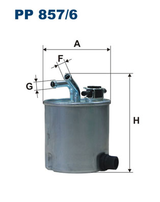 FILTRON PP 857/6 Filtro carburante