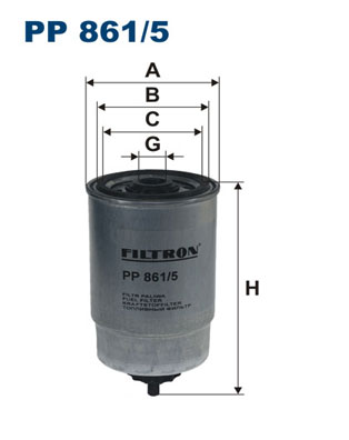 FILTRON PP 861/5 Filtro carburante-Filtro carburante-Ricambi Euro