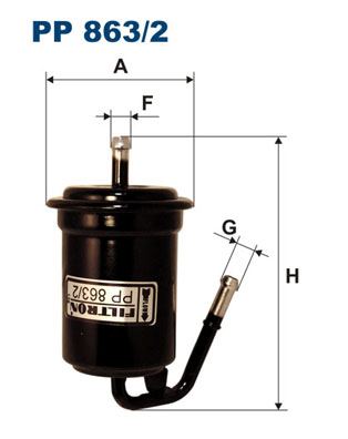 FILTRON PP 863/2 Filtro carburante-Filtro carburante-Ricambi Euro