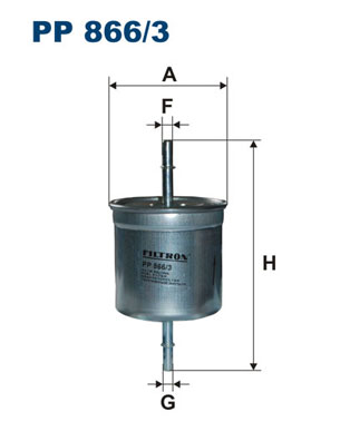 FILTRON PP 866/3 Filtro carburante