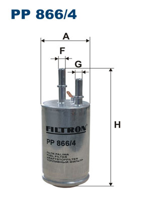 FILTRON PP 866/4 Filtro carburante