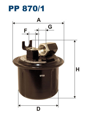 FILTRON PP 870/1 Filtro carburante