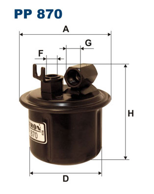 FILTRON PP 870 Filtro carburante-Filtro carburante-Ricambi Euro