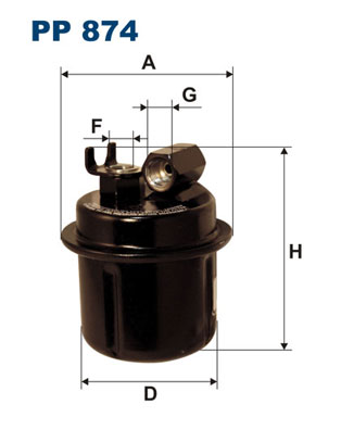 FILTRON PP 874 palivovy filtr