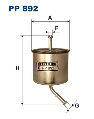 FILTRON PP 892 Filtro carburante-Filtro carburante-Ricambi Euro