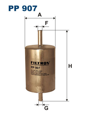 FILTRON PP 907 Filtro carburante-Filtro carburante-Ricambi Euro