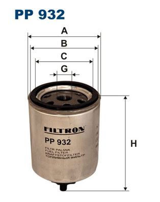 FILTRON PP 932 palivovy filtr