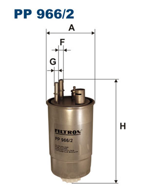 FILTRON PP 966/2 Filtro carburante