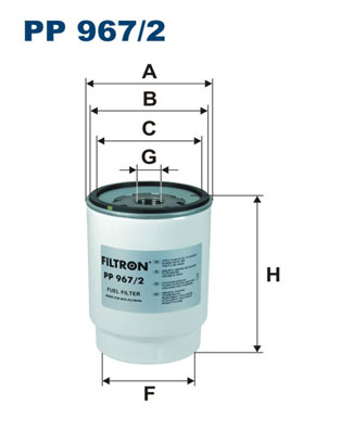 FILTRON PP 967/2 Filtro carburante-Filtro carburante-Ricambi Euro